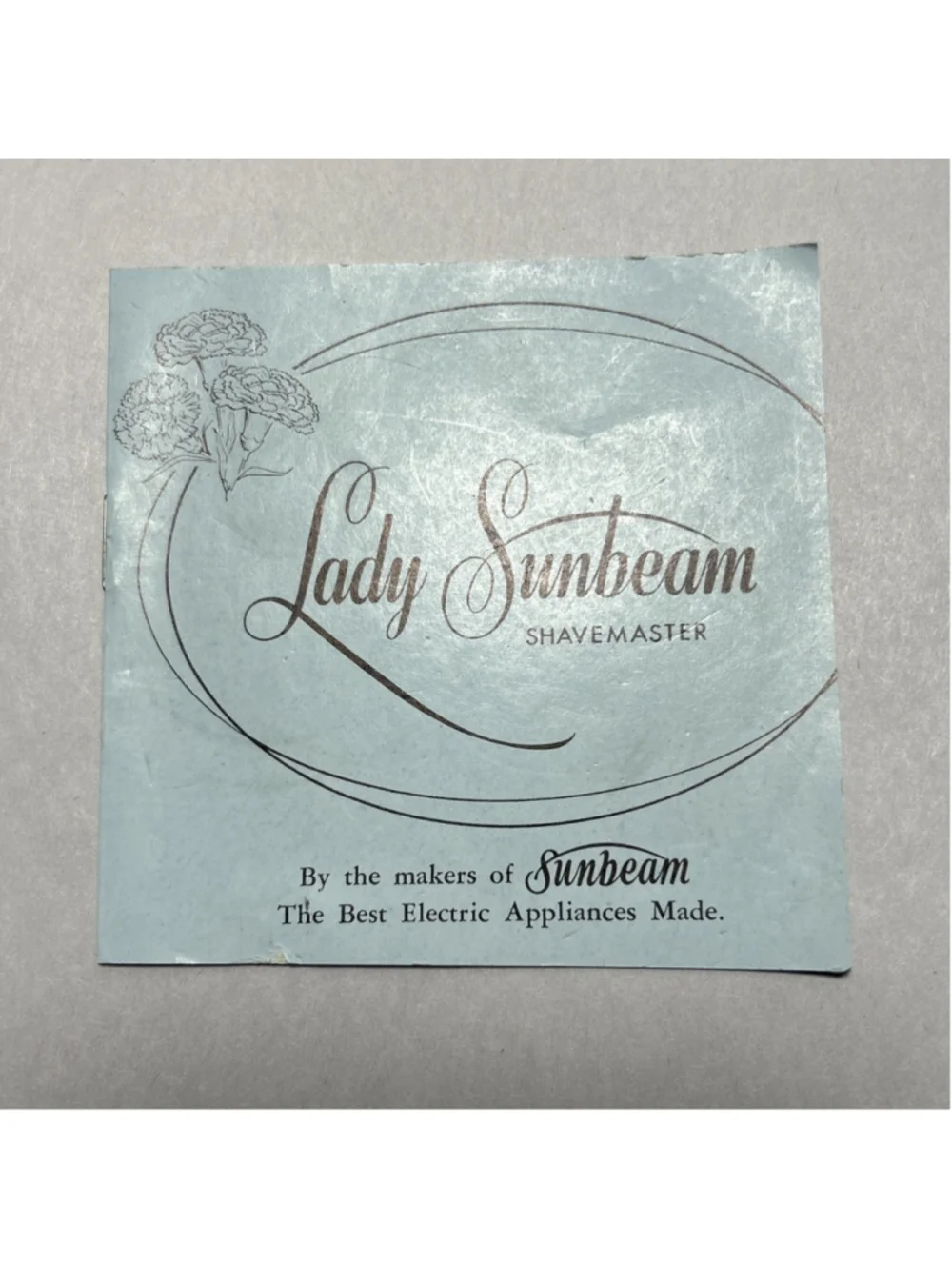 VTG Lady Sunbeam Pink & Gold Electric Shaver Complete